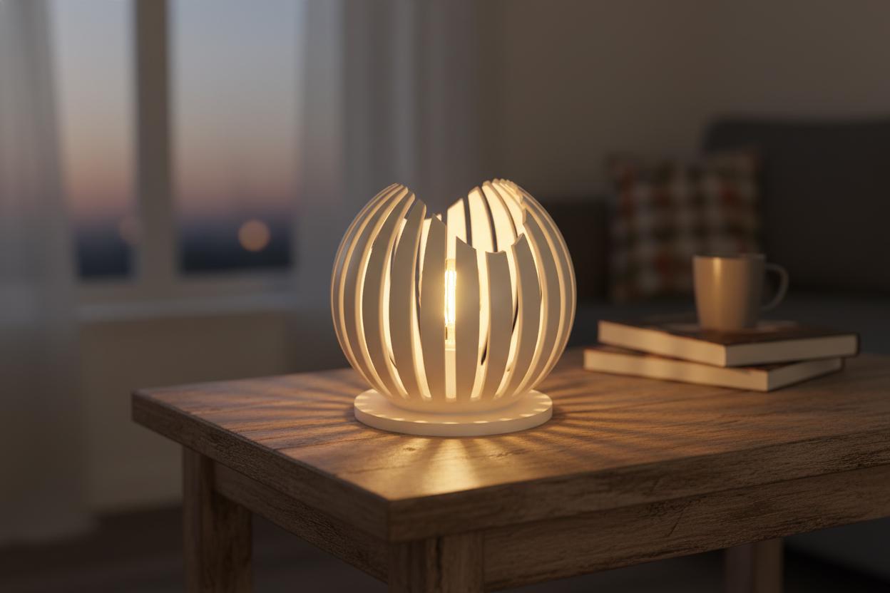 LUMAÉ Design-Leuchte – Organische Skulptur aus dem 3D-Druck | Mini, Medio & Grande | Minimalistische Deko